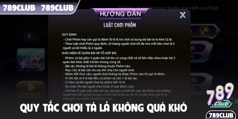 Quy tắc chơi tá lả không quá khó dành cho newbie