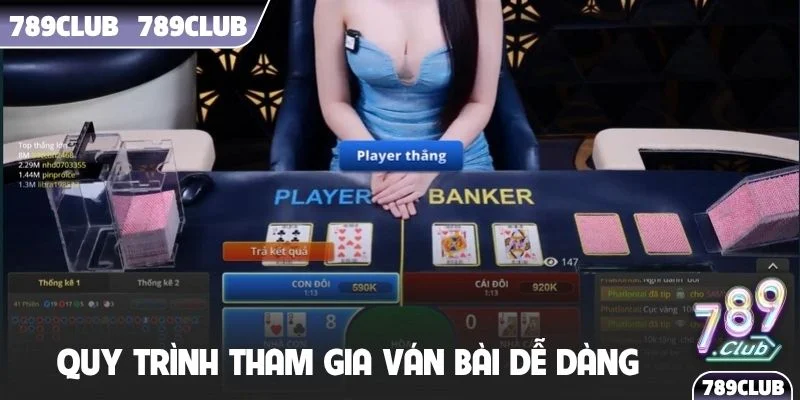 Quy trình tham gia ván bài dễ dàng tại cổng game