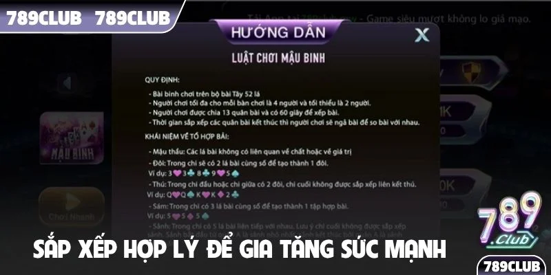 Sắp xếp hợp lý để gia tăng sức mạnh cho tổ hợp bài